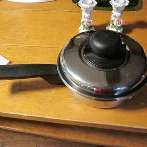 VTG 1 QT dUNCAN HEINZ 3 PLY STAINLESS SAUCEPAN VENTED LID MADE BY REGALWARE MINT